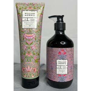 William Morris Shower Gel +‎ William Morris Hand Wash-NEW